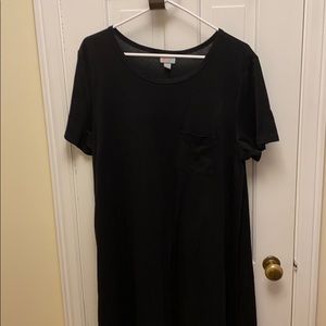 Lularoe swing dress, black